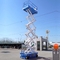 14m kaldırma yüksekliği Kendinden kesen çatal tipi hava çalışma platformu